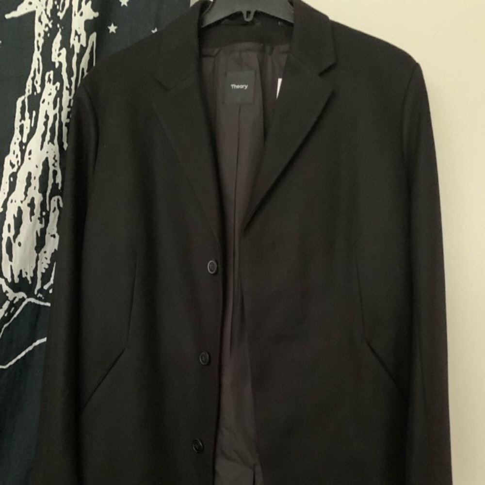 Men’s Theory Wool Overcoat